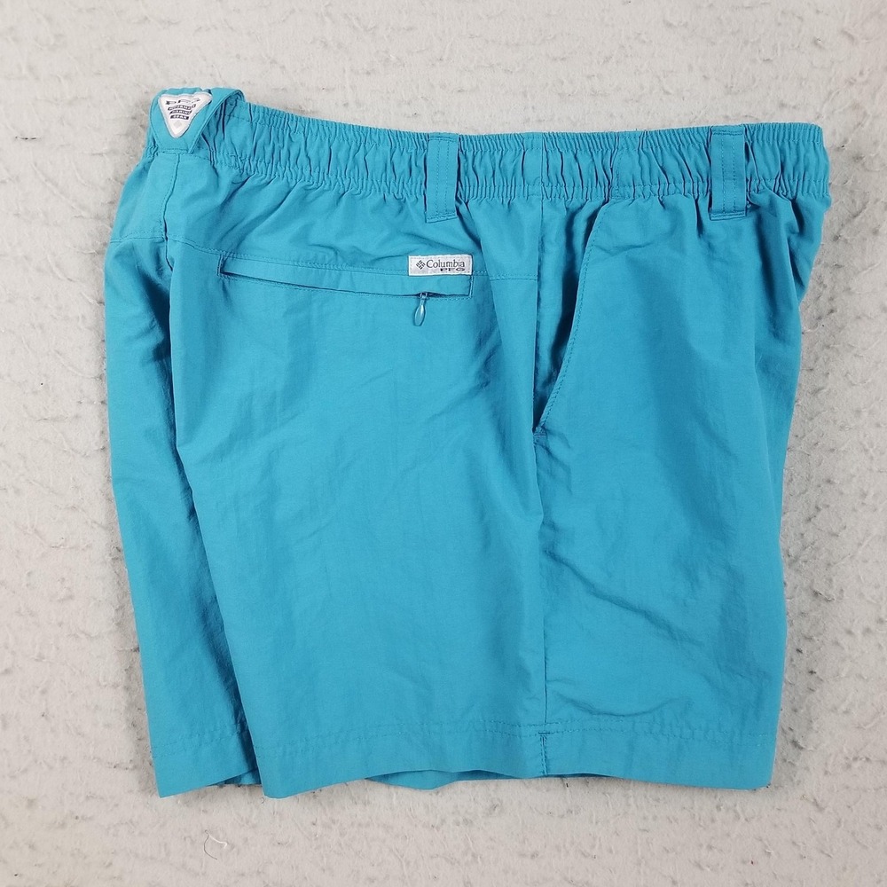 Columbia Shorts Mens Large Blue Swim Trunks Quick Dry Elastic Waist Outdoor fish - Picture 6 of 16